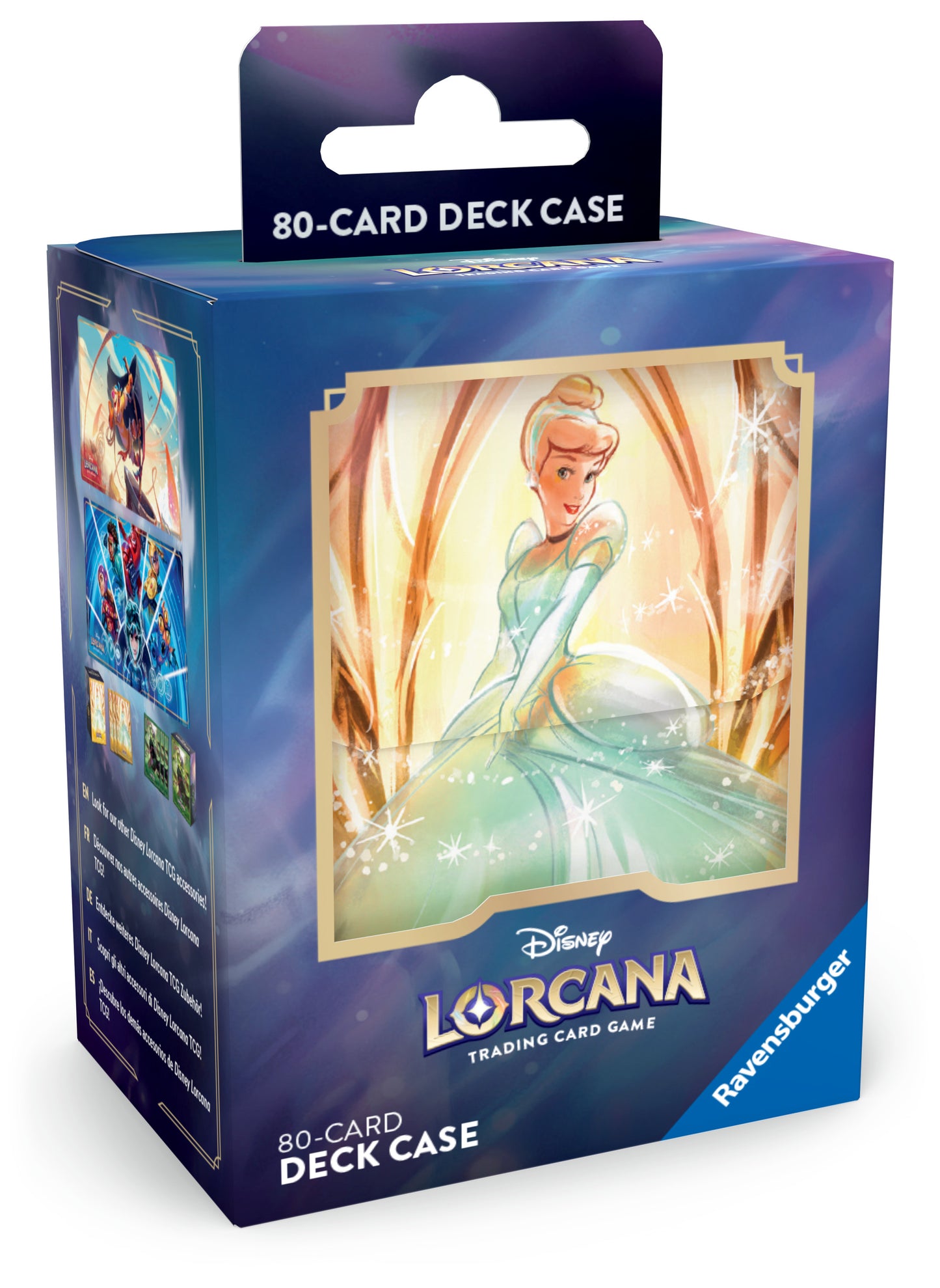 BOÎTE DE DECK DE 80 CARTES CENDRILLON