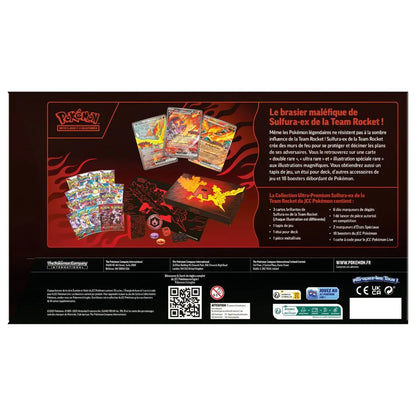 UPC Pokémon JCC : Collection Ultra-Premium Sulfura-ex de la Team Rocket - FR