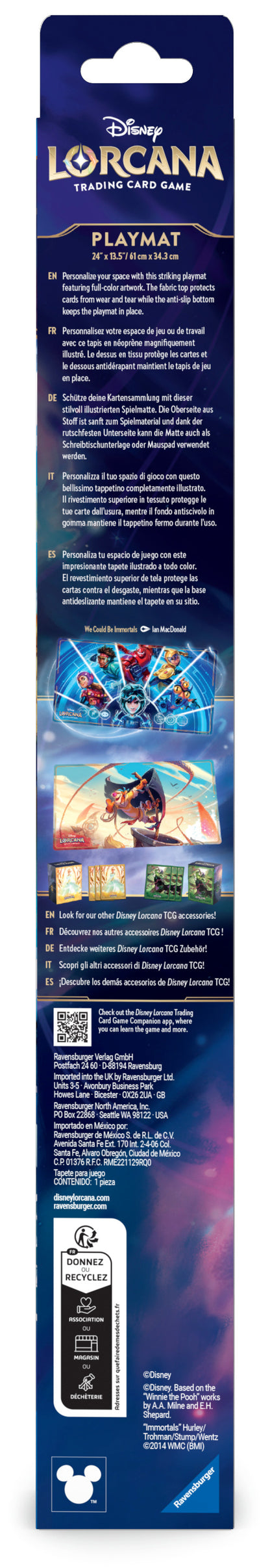 TAPIS DE JEU LES NOUVEAUX HÉROS - DISNEY LORCANA JCC : L'ÎLE D’ARCHAZIA
