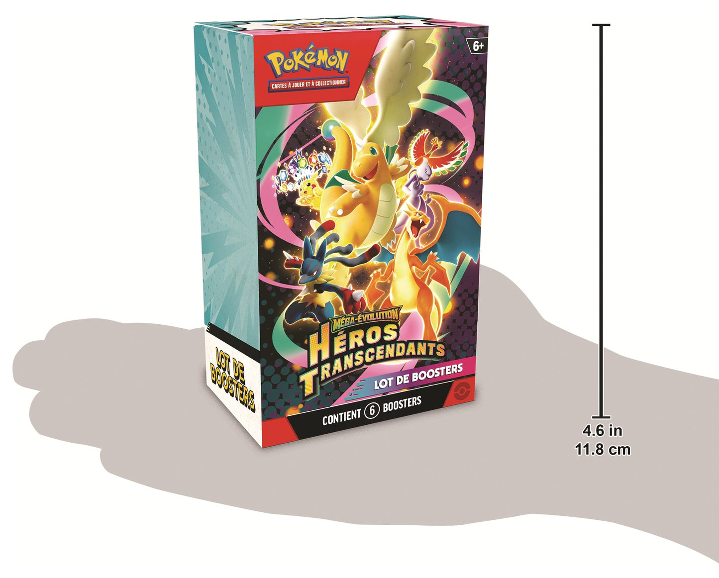Set van 6 Mega-evolutie-boosters - ME2.5 Transcendente Helden - FR