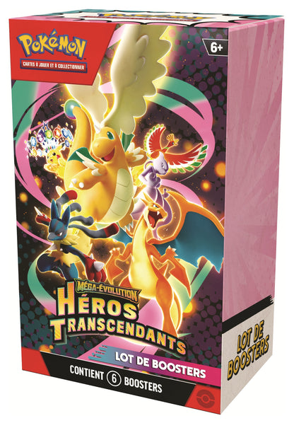 Set van 6 Mega-evolutie-boosters - ME2.5 Transcendente Helden - FR