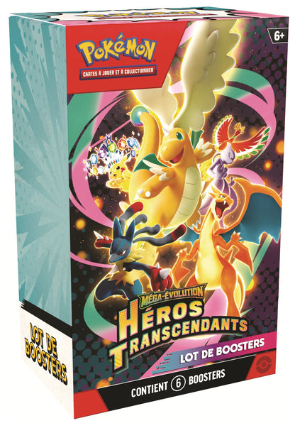 Set van 6 Mega-evolutie-boosters - ME2.5 Transcendente Helden - FR