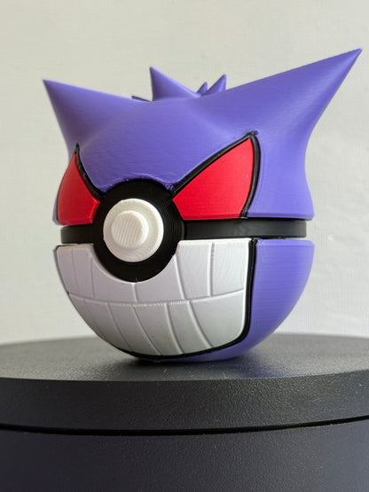 0094 - Ectoplasma (grand sourire) - Gengar - Poké Ball Impression 3D