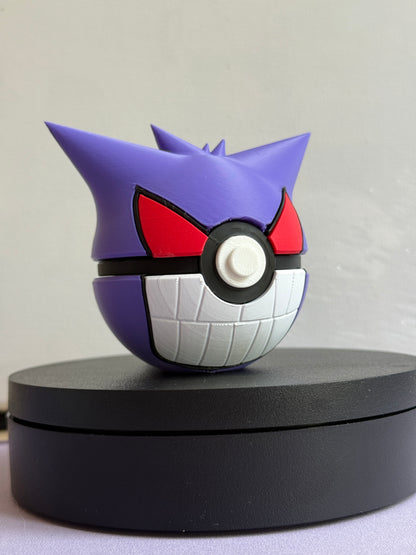 0094 - Ectoplasma (grand sourire) - Gengar - Poké Ball Impression 3D