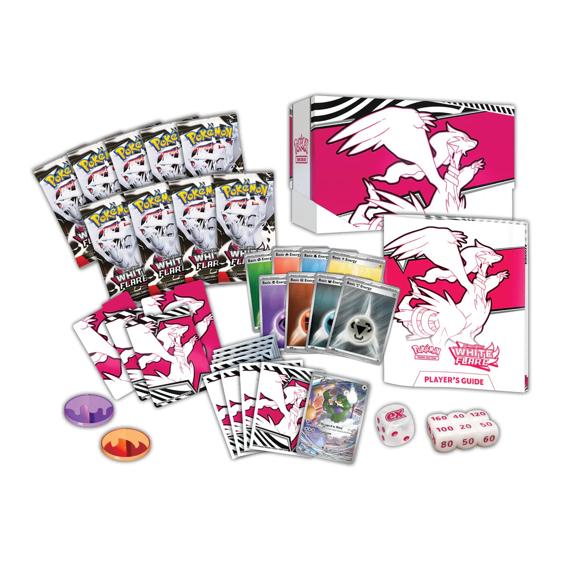 Coffret Dresseur d'Élite Pokémon JCC :  Écarlate et Violet - EV 10.5 Flamme Blanche - ETB - FR FR