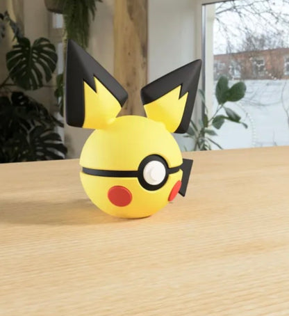 0172 - Pichu - Poké Ball Impression 3D