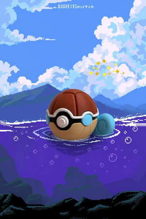 0007 - Carapuce - Squirtle - Poké Ball Impression 3D