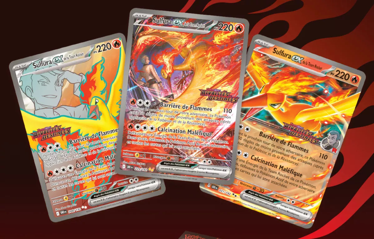UPC Pokémon JCC : Collection Ultra-Premium Sulfura-ex de la Team Rocket - FR