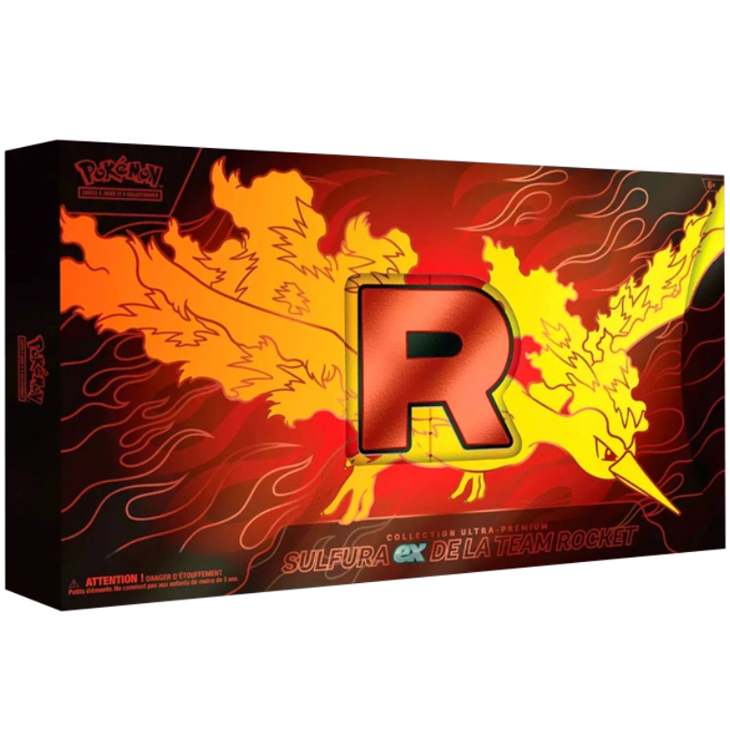 UPC Pokémon JCC : Collection Ultra-Premium Sulfura-ex de la Team Rocket - FR