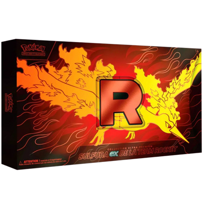 UPC Pokémon JCC : Collection Ultra-Premium Sulfura-ex de la Team Rocket - FR