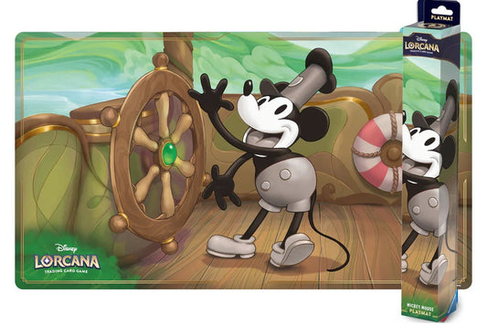 TAPIS DE JEU STEAMBOAT WILLIE - DISNEY LORCANA JCC