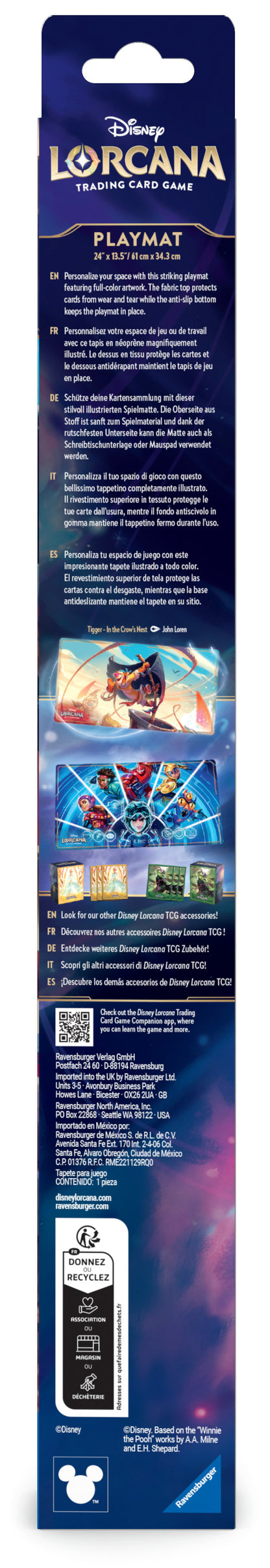 TAPIS DE JEU TIGROU - DISNEY LORCANA JCC : L'ÎLE D’ARCHAZIA