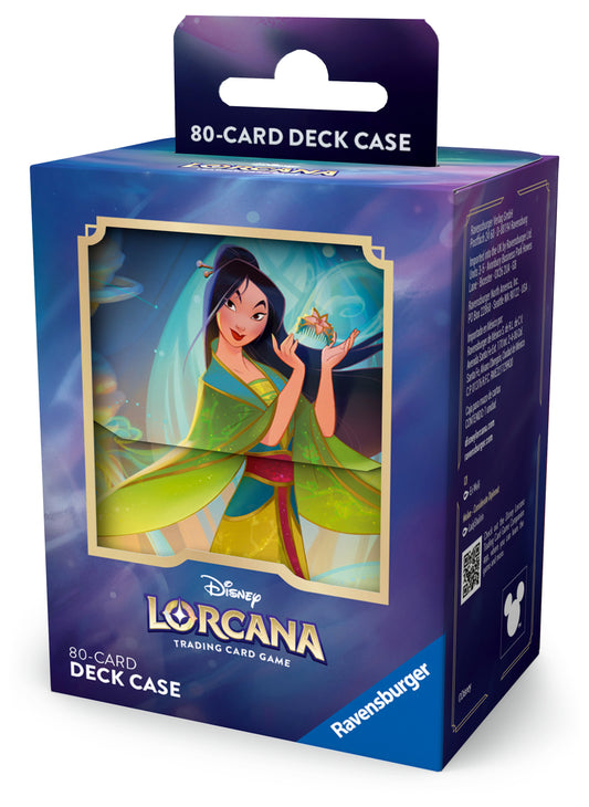 BOÎTE DE DECK DE 80 CARTES MULAN