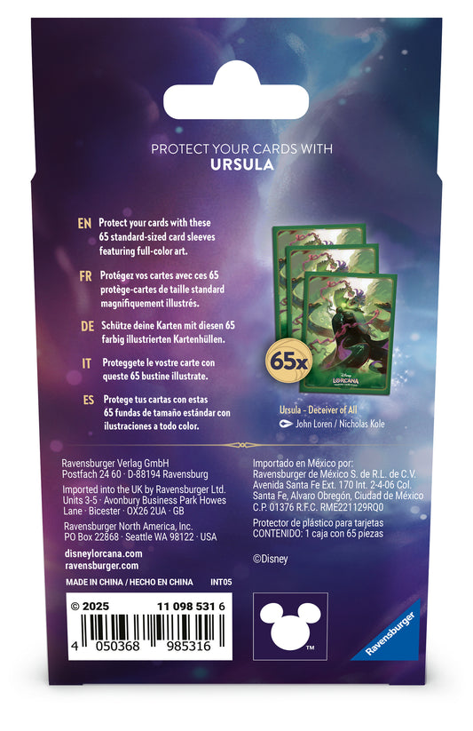 PACK DE 65 PROTÈGES-CARTES URSULA