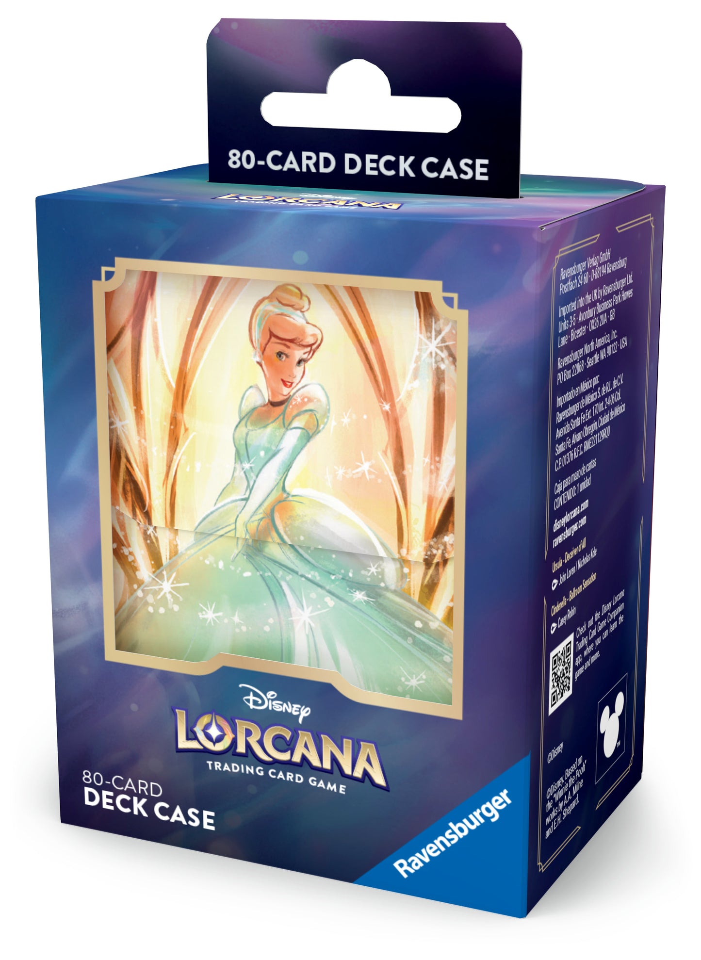 BOÎTE DE DECK DE 80 CARTES CENDRILLON