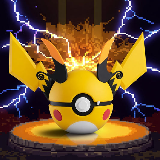 0026 - Méga-Raichou X - Mega Raichu X - Poké Ball Impression 3D